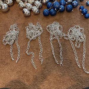 Set of 4 Decorative Christmas Tree Strands